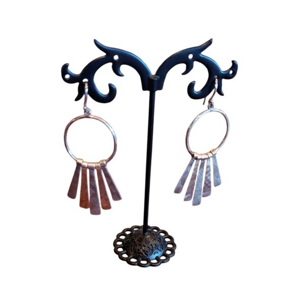 Silpada Nod to Mod‎ Fringe drop earrings - Picture 1 of 4